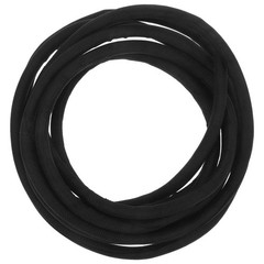 Black Polyester Cord Sleeve Easy Install Pet Proof Cable Protector for Home Use