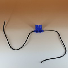 Blue Splice Inline Self Stripping ATO ATC Fuse Holder Assembly 5 Pack