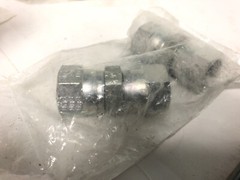 Parker 8 HX6-S Triple-Lok 1/2 JIC Swivel Nut Union Steel Made in Canada