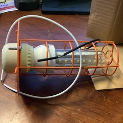 Garvin TLCO Temp Light For Round/Octagon Boxes W/9 Watt LED Theft Resistant