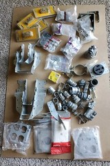 Junk Drawer Lot Mixed Electrical 220v Plug Conduit Fittings Fuses Joist Hangers