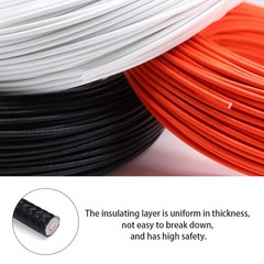 High Temperature Silicone Wire And Cable Tinned Copper Wire Glass Fiber Braided