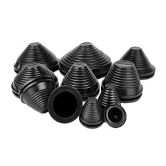 Black Tapered Rubber Wiring Grommets Gaskets Seal 12mm-130mm Guard Cable Special