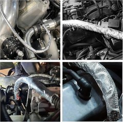Self Adhesive Aluminum Heat Reflective Sleeve Protection for Hoses Wire Harnesse