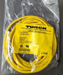 TURCK U2516-9 / PKG 3M-2-WS 4T Double-ended Cordset M8 straight to M12 90deg