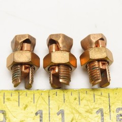 Copper 16-8 Strand Split Bolt Connector Lug Lot Of 3