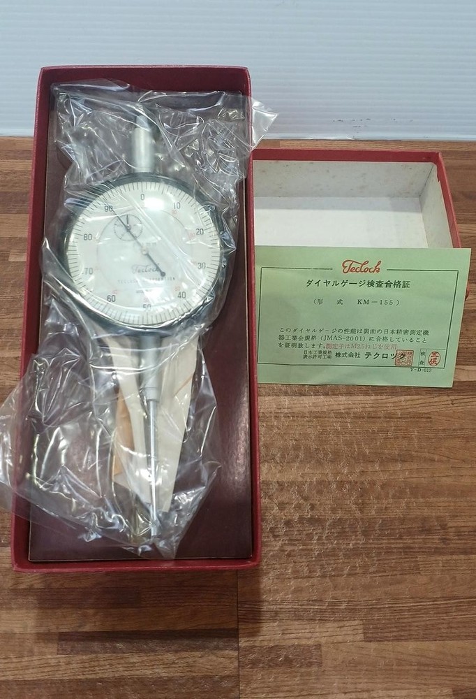 Techlock KM-155 Dial Gauge 0-50mm 0.01mm Precision Measurement