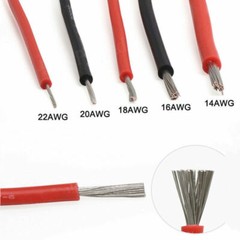 UL3239 High Pressure Silicone Wire 22AWG-14AWG Flexible Tinned Copper Cable 6KV