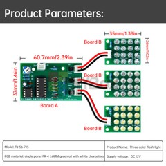DIY CD4017+NE555 Water Flow Light LED Electronic Kit Soldering Learning Project