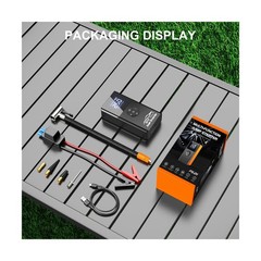 Jump Starter with Air Compressor, 8000A 180PSI, Portable Car Battery Jump Sta…