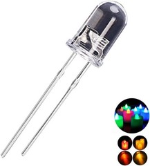 70pcs 7 Colors 3mm LED Diodes White Warm White Red Blue Green Yellow Orange