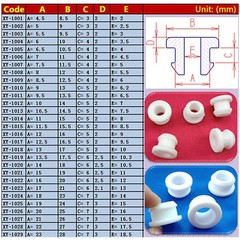 4mm-50mm Black Silicone Rubber Snap-in Wiring Grommets Open Blind Plugs Bushing