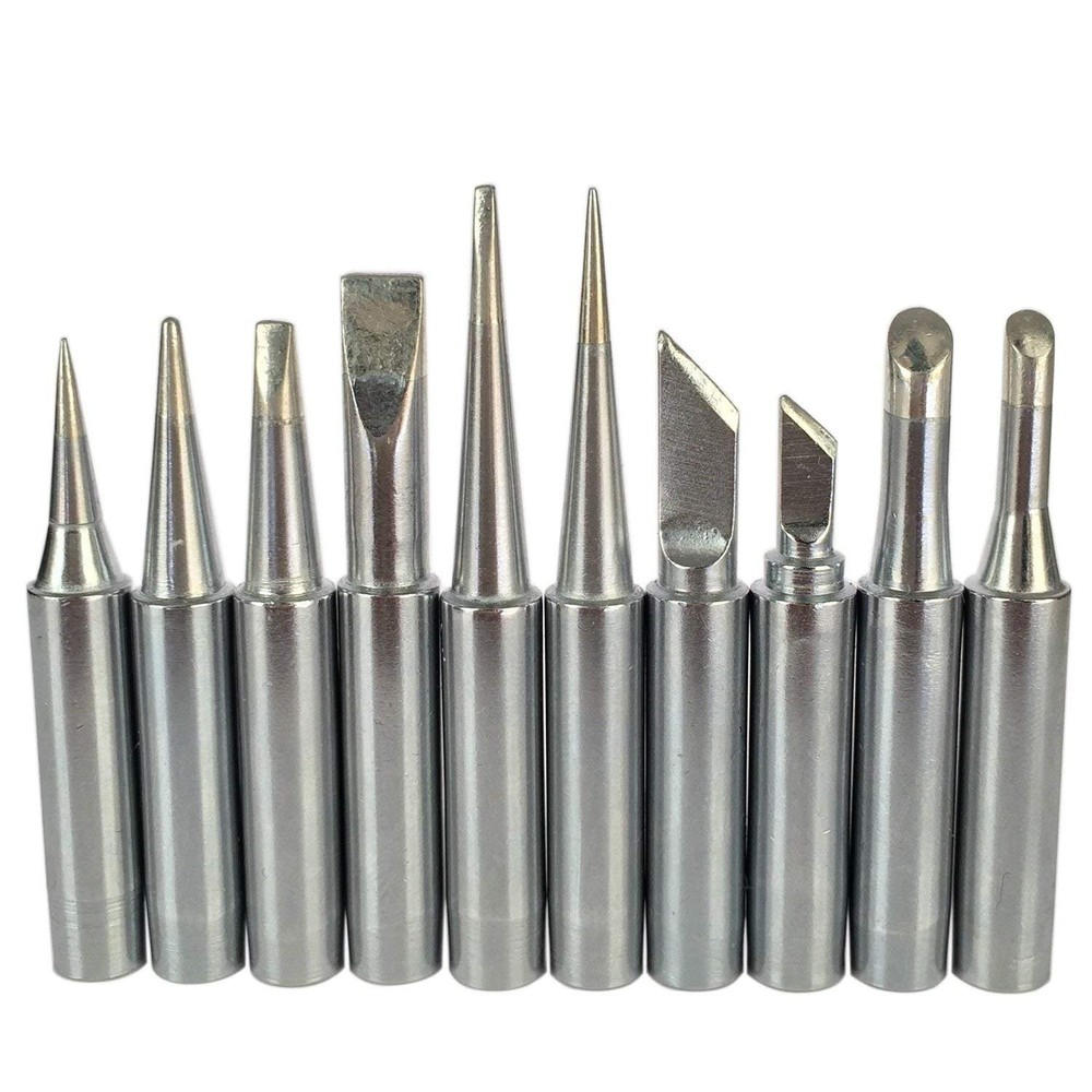 900M Soldering Iron Tips for HAKKO 10 pcs different, Original Version