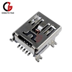 50Pcs Mini USB Type B Female SMT SMD 5-Pin Socket Jack Connector Port PCB Board