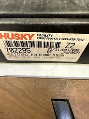 HUSKY Analog Board HPN 702295 NIB