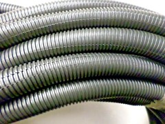 1-Inch x 10-Feet Black Poly Corrugated Split Wire Loom Protective Tubing