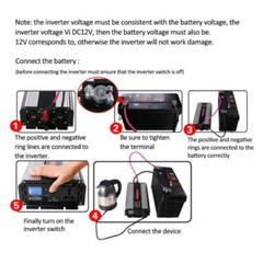 DC12V/24V/48V to AC220V 5000W Solar power inverter modified sine wave converter