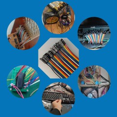 40P Dupont Male Female 10cm/15cm/21cm/30cm/40cm Jumper Wire Connectors Leads
