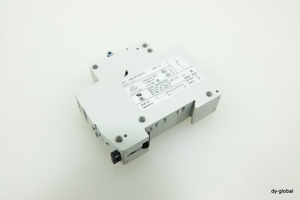 AB MCB Used 1492-SP1B010 SER.C Mini Circuit Breaker ELEC-I-565=7C43