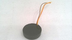 ELECTRONIC COMPONENT, 3 WIRE-YELLOW/ORANGE/BROWN, APPROX 2-3/16″ OD, 1/2″ H