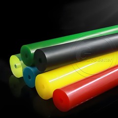 PU Polyurethane Hollow Round Rod Hollow Bar Ø 20mm-60mm Elastic Buffer 75A-80A