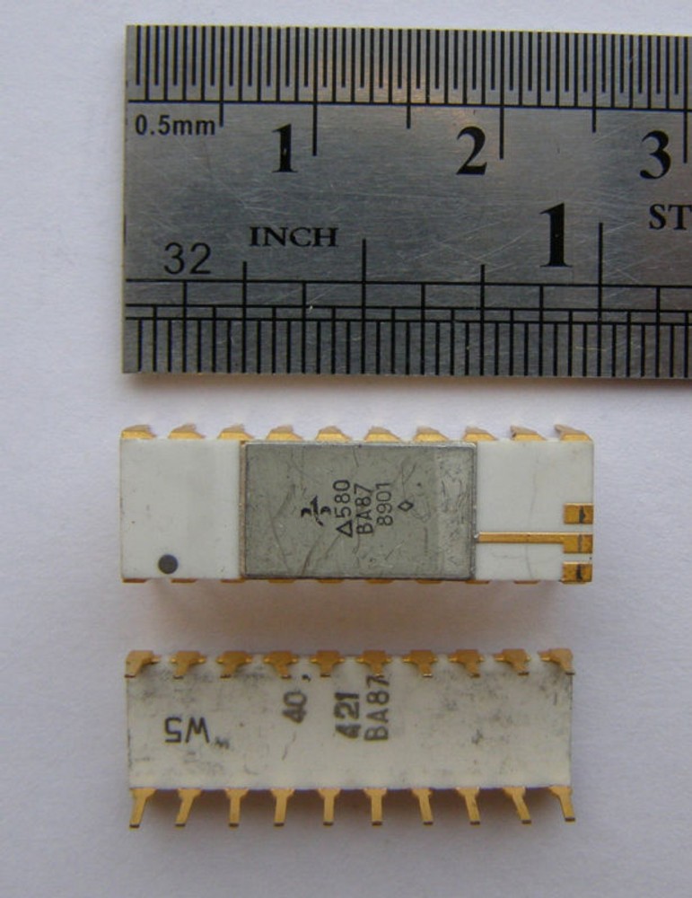 Vintage ex-USSR chip 580VA87 clone M8287 QTY=1