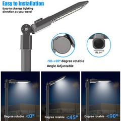 300W LED Shoebox Area Light Commercial Street Parking Lot Pole Lamp 5500K IP65