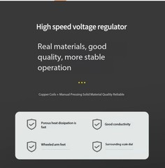 220V Single-phase Regulator Autotransformer Contact Household Regulator