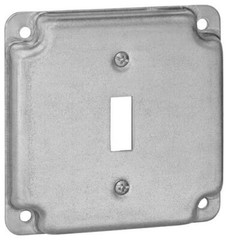 Steel City RS-9, 4″ Box, 1/2″ Raised, (1) Toggle Switch, Outlet Box Cover, 1 pc