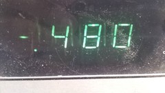 QTY=1 DT-1707C TUNG-SOL GREEN Digivac Seven Segment display Tube TESTED