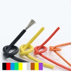 Silicone Stranded Flexible Cable Wire 10-20AWG Gauge 0.08mm Tinned Copper Wires