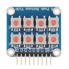Matrix 8 Keypad Keyboard Board Module 8 Button Tactile Switch for Arduino