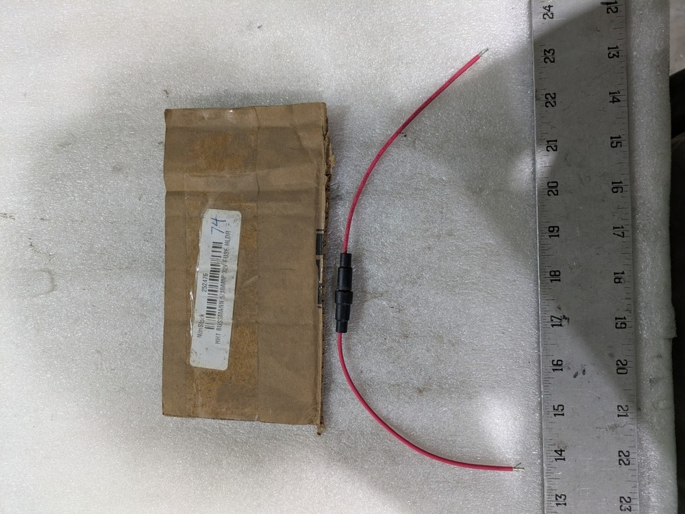 Bussmann HHT Eaton In-Line Fuse Holder 5/10 Amp 32V AC 16 AWG Wire 2/order