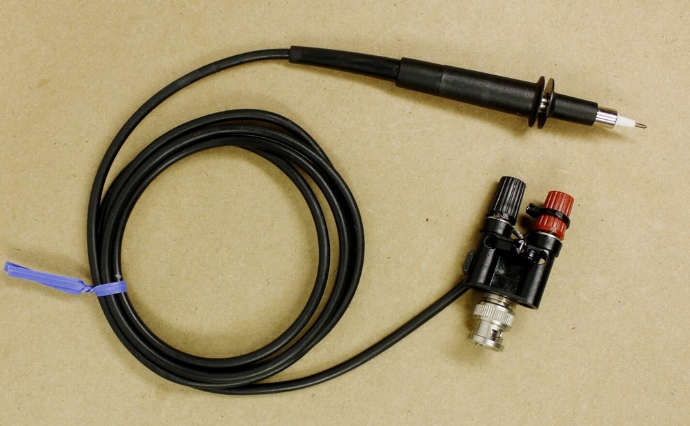 HH Smith Abbatron OP1110 Oscilloscope Test Probe Male BNC / Fe.Dual Banana Plug