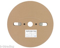 100 Ft 3/64″ ID (1.2mm) Clear Polyolefin 2:1 Heat Shrink Halogen-Free RoHS UL