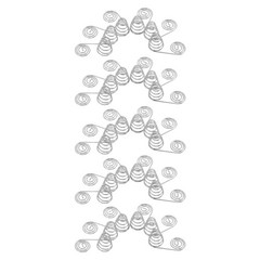 40 Pcs Battery Compartment Accessories Plate Spring Case Clips Springs