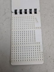 Bulk Mixed Lot of Wire Markers Numbers And Letters Nos See Pictures For Details