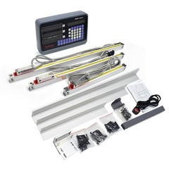 New 3Axis Digital Readout DRO kit for bridgeport 350mm+450mm+950mm Linear Scales