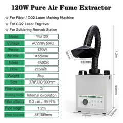 2.5D 60W/100W/200W/300W JPT M7 Mopa Fiber Laser Engraving Machine Color Marking