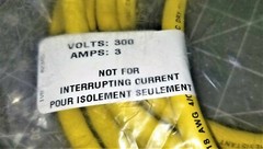 Cooper Crouse-Hinds 5000118-5SE Cable Assembly, Micro DC, 4Pin, 300V, 5A [C3S2]