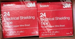 3M Scotch Electrical Shielding Tape Tinned Copper Wire Braid 24 1″x15′ 25mmx4.5m