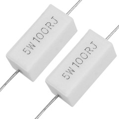 ‌5W High Power Cement Resistors ±5% 0.05Ω-100KΩ Horizontal PCB Mount‌