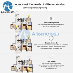 DC7-32V/AC85-250V 1/2/4Channel Smart WiFi Bluetooth Wireless Relay Switch Module
