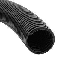 6.6 M 29 x 34.5 mm Plastic Corrugated Conduit Tube for Garden,Office Black