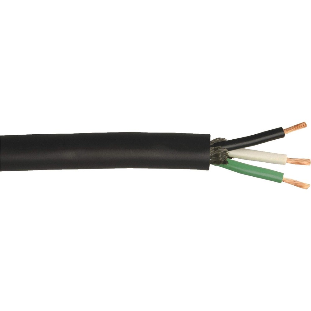Coleman Cable 23387-04-08 Seoprene 105 Degree C-Black (250 Pack)