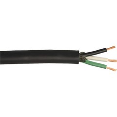 Coleman Cable 23387-04-08 Seoprene 105 Degree C-Black (250 Pack)