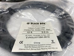 Black Box EVNSL0272BK-0010 10′ FT Category 6 Patch Cable