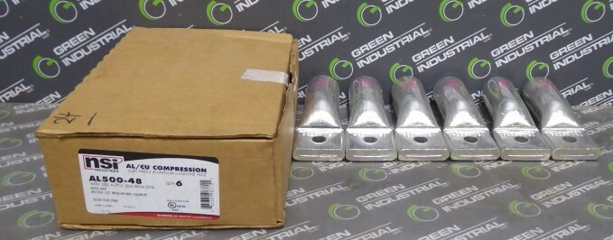 NEW Box of 6 NSI Industries AL500-48 Compression Lugs 1/2″ Bolt Size
