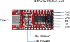 10pcs FT232RL 3.3V 5.5V FTDI USB to TTL Serial Adapter Module for Arduino C Type
