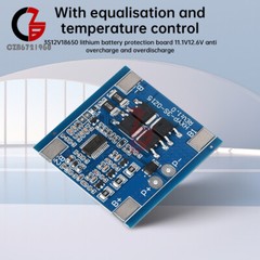 3S 12V 18650 Li-ion Battery Protection Board with Balance & Temperature Control